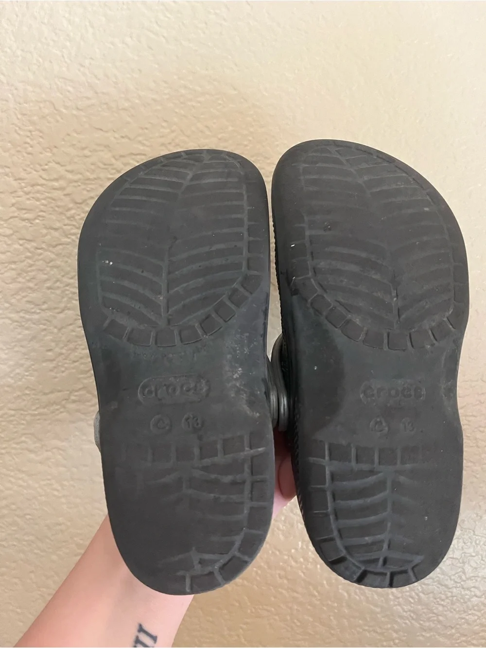 Kids' Black and Silver Star Wars crocs